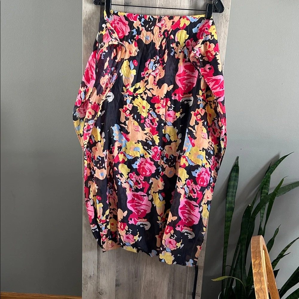 Floral scarf wrap